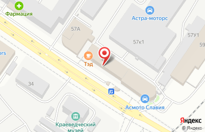 Бизнес-центр Октябрьский в Октябрьском районе на карте