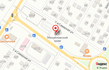 Храм Архистратига Божия Михаила в Астрахани на карте
