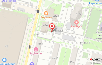 Киоск по продаже кондитерских изделий, район Кузьминки на Зеленодольской улице на карте
