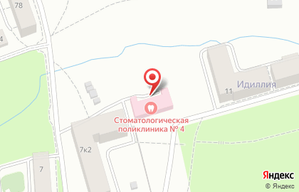 Стоматологическая поликлиника №4 в Ярославле на карте