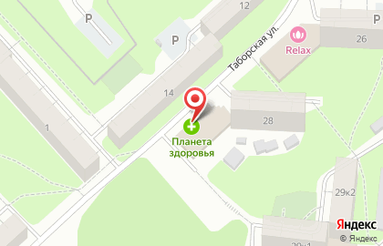 Аптека Планета Здоровья на Вижайской улице на карте
