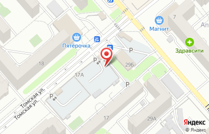 Автостоянка в Саратове на карте