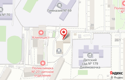 Центр развития и творчества Гармония в Карасунском районе на карте