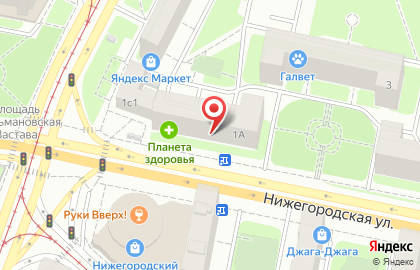 Хинкальная Гелати на Нижегородской улице на карте