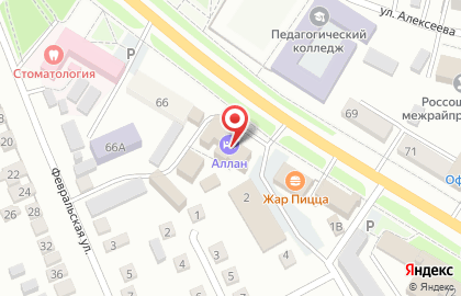 Гостиничный комплекс Аллан на карте