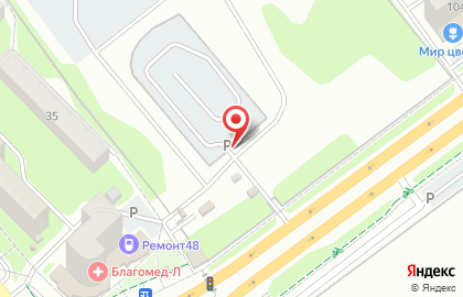 Автостоянка в Липецке на карте