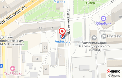 Торговая компания СтройРесурс в Железнодорожном районе на карте