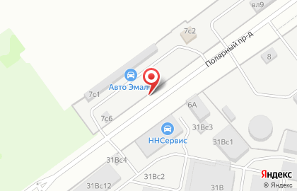 Промкомплект в Полярном проезде на карте