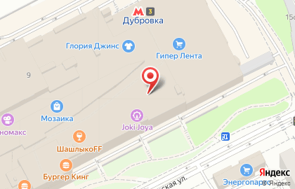 Семейный парк активного отдыха Joki Joya в Москве на карте