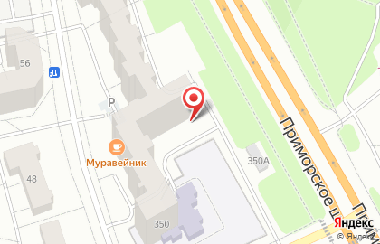 Комплексный центр социального обслуживания населения Курортного района в Санкт-Петербурге на карте