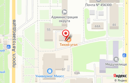 Кафе Шашлыкофф на проспекте Автозаводцев на карте