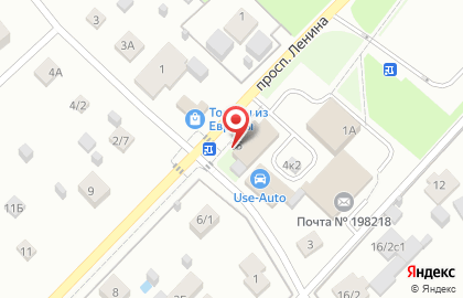 Магазин автозапчастей в Санкт-Петербурге на карте