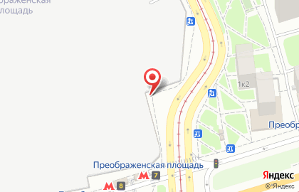 Московский институт восстановительной медицины на Преображенской площади на карте