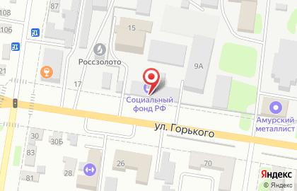 Магазин яиц на улице Горького на карте