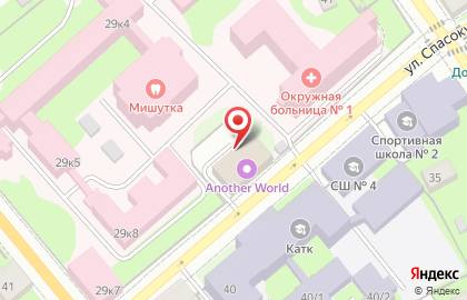 Парк виртуальной реальности Another World на карте