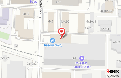 Автосервис АВТОЛЕГЕНД на метро Каширская на карте