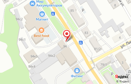 Магазин Бавария на улице Ленина на карте