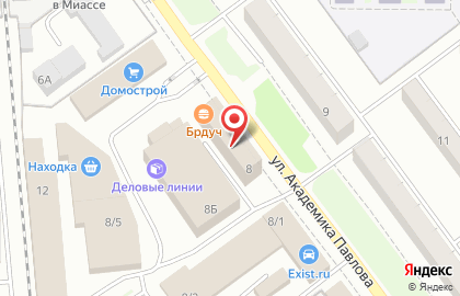 Транспортно-экспедиторская компания Деловые Линии на улице Академика Павлова на карте