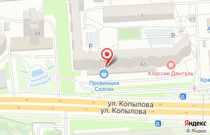 Гостиница квартирного типа Апартаменты Байкал в Железнодорожном районе на карте