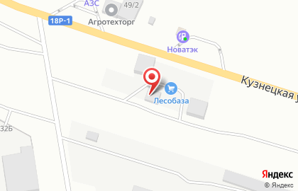 Компания по продаже пиломатериалов на Кузнецкой улице на карте
