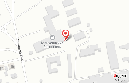 Минусинский завод строительных материалов на карте