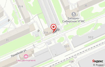 Парикмахерская Жемчужина в Заельцовском районе на карте