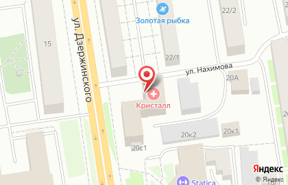 Аптека ЭМП на улице Дзержинского на карте