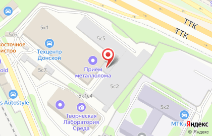 Шиномонтажная мастерская mobile-shina24.ru на Площади Гагарина на карте
