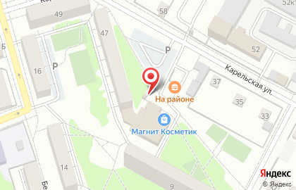 Магазин ЛигаЛес в Октябрьском районе на карте