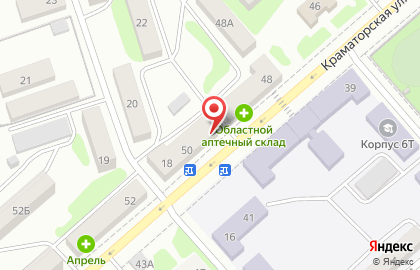 Автошкола Форсаж на Краматорской улице на карте