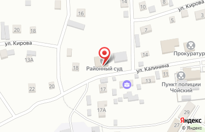 Чойский районный суд на карте