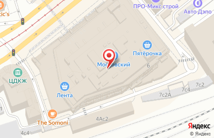 Московский Универмаг на Комсомольской на карте