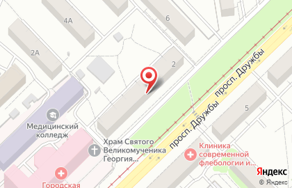Магазин строительно-хозяйственных товаров Строительный двор на карте