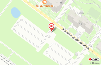 Автостоянка на Железнодорожной (Металлострой), 23а на карте