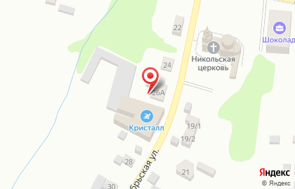 Автошкола Главная дорога на Октябрьской улице на карте