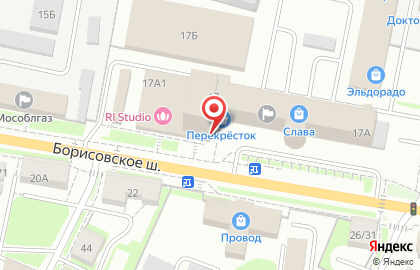 Магазин канцелярских товаров Schreiber на Борисовском шоссе на карте