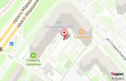 Служба доставки Наши Суши на карте