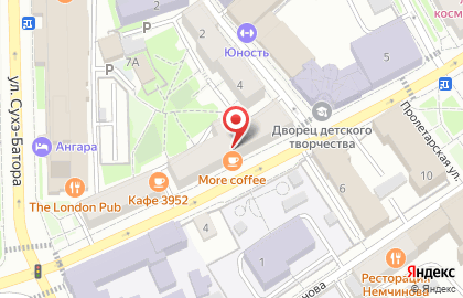 Сеть пиццерий Пиннокио в Правобережном округе на карте