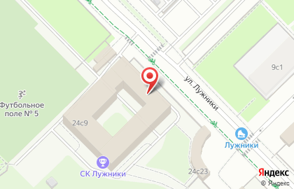 Отделение полиции по обслуживанию олимпийского комплекса Лужники на карте