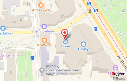 Удобный магазин Титан в Советском районе на карте