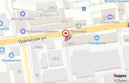 Транспортно-экспедиционная компания Мейджик Транс Краснодар на Уральской улице на карте