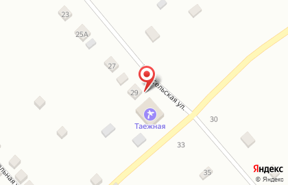 База отдыха Таежная на Новосельской улице на карте