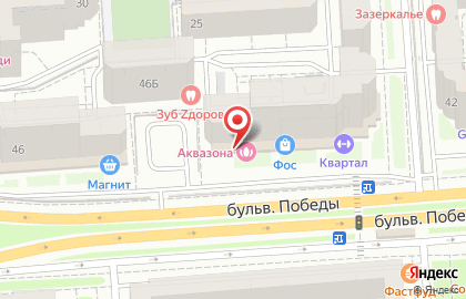 Производственно-сервисная компания Фабрика Оконных Систем на бульваре Победы на карте