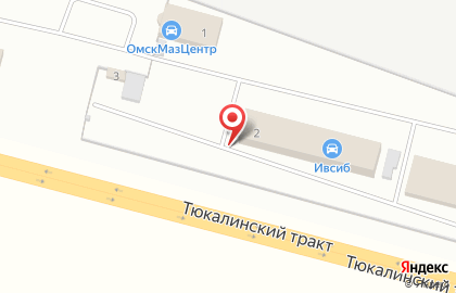 Компания по продаже и ремонту грузовых автомобилей ОмскМАЗЦентр в Омске на карте