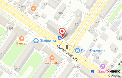 Компания по производству чулочно-носочных изделий Фабрика Носков на Советской улице, 204 на карте