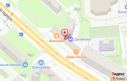 Магазин цветов Цветочки на Волгоградском проспекте на карте