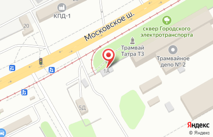 Засвияжское трамвайное депо №2, МУП Ульяновскэлектротранс на карте