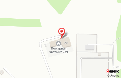 Пожарно-спасательная часть №239 на карте