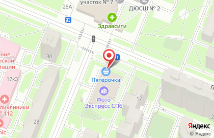 Аптека Горздрав в Санкт-Петербурге на карте