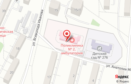 Торгово-ремонтная фирма Медтехсервис в Ленинском районе на карте